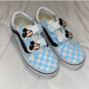 Disney Parks 50th Anniversary Blue Mickey VANS  - Kid’s Shoe Size 12
